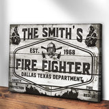 Fire & Rescue Fire Fighter Sign - Tailored Canvases - Flyclothing LLC