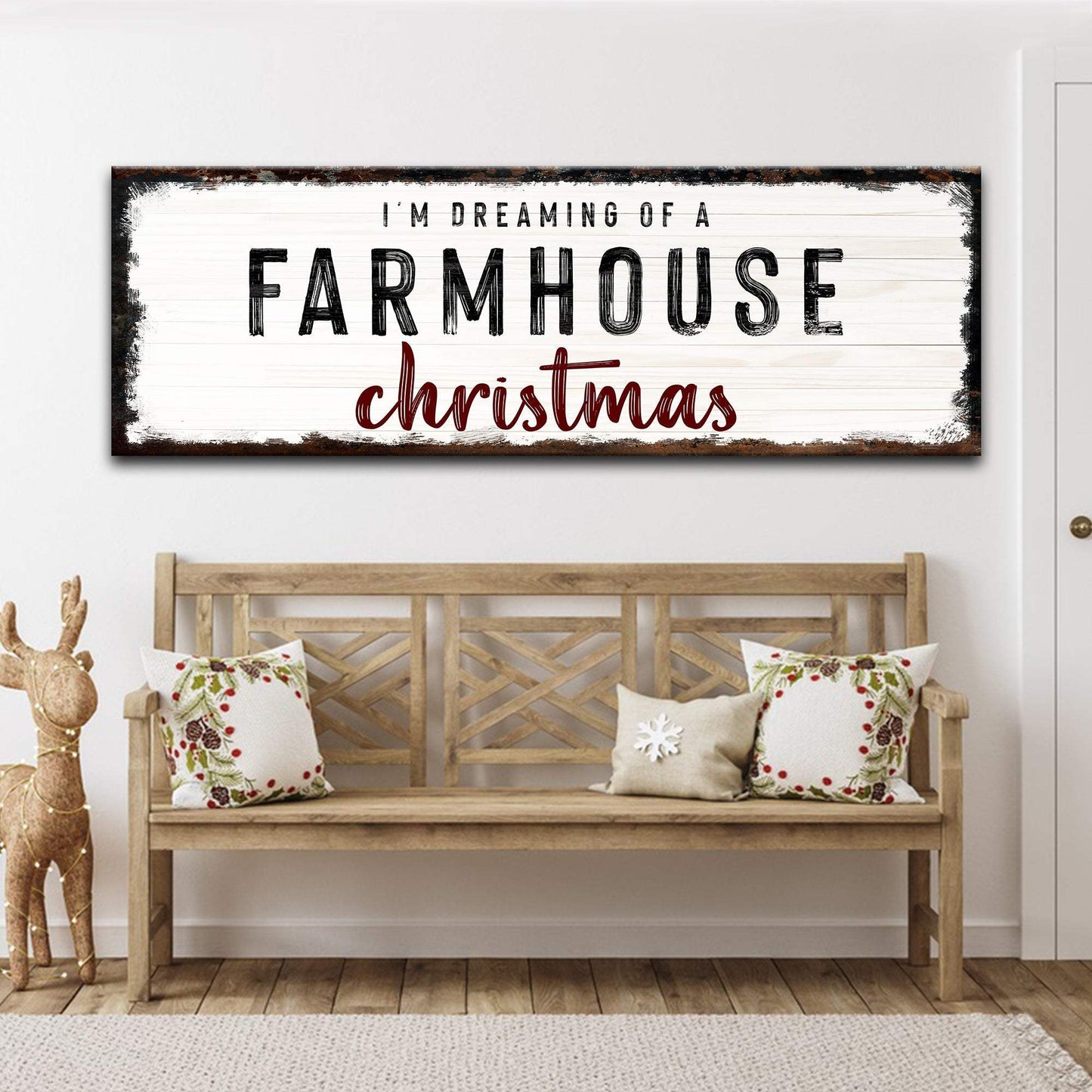 Farmhouse Christmas Sign - Tailored Canvases - Flyclothing LLC