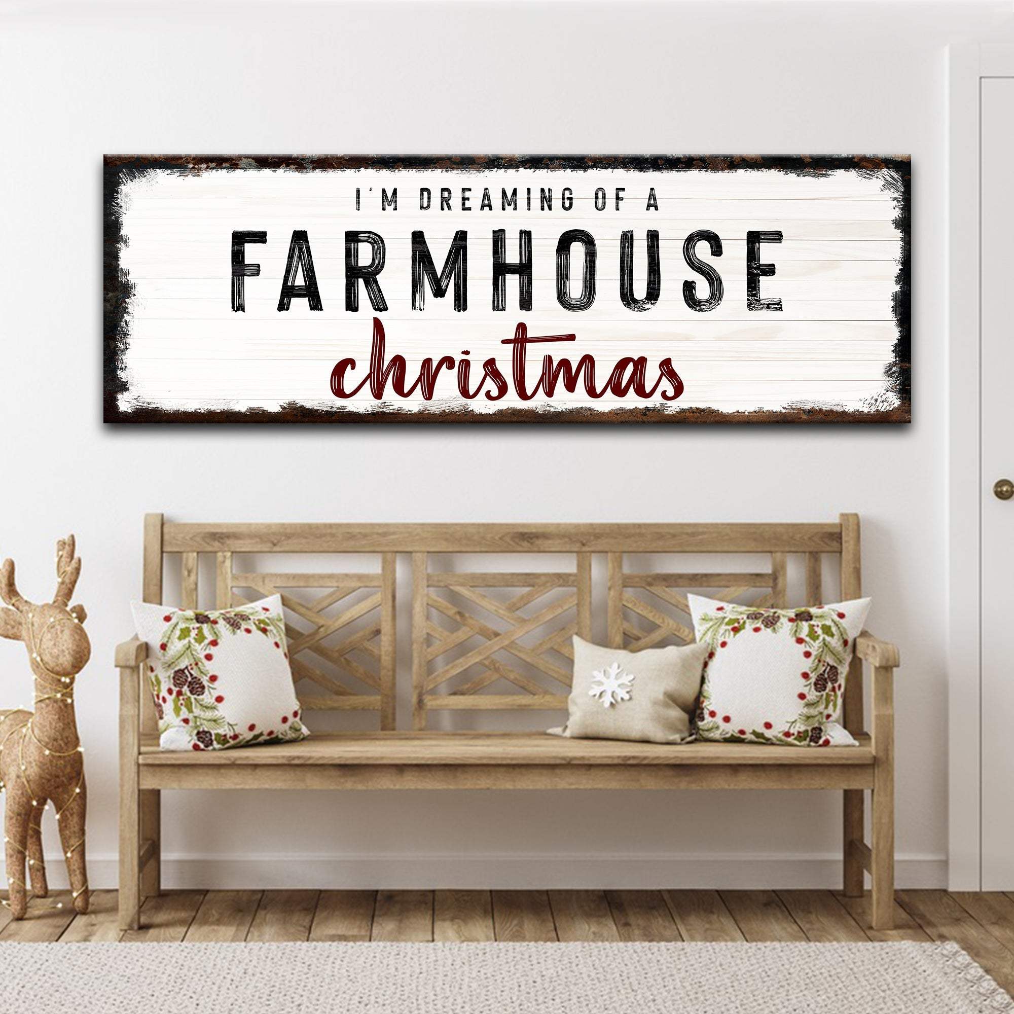 Farmhouse Christmas Sign - Tailored Canvases - Flyclothing LLC