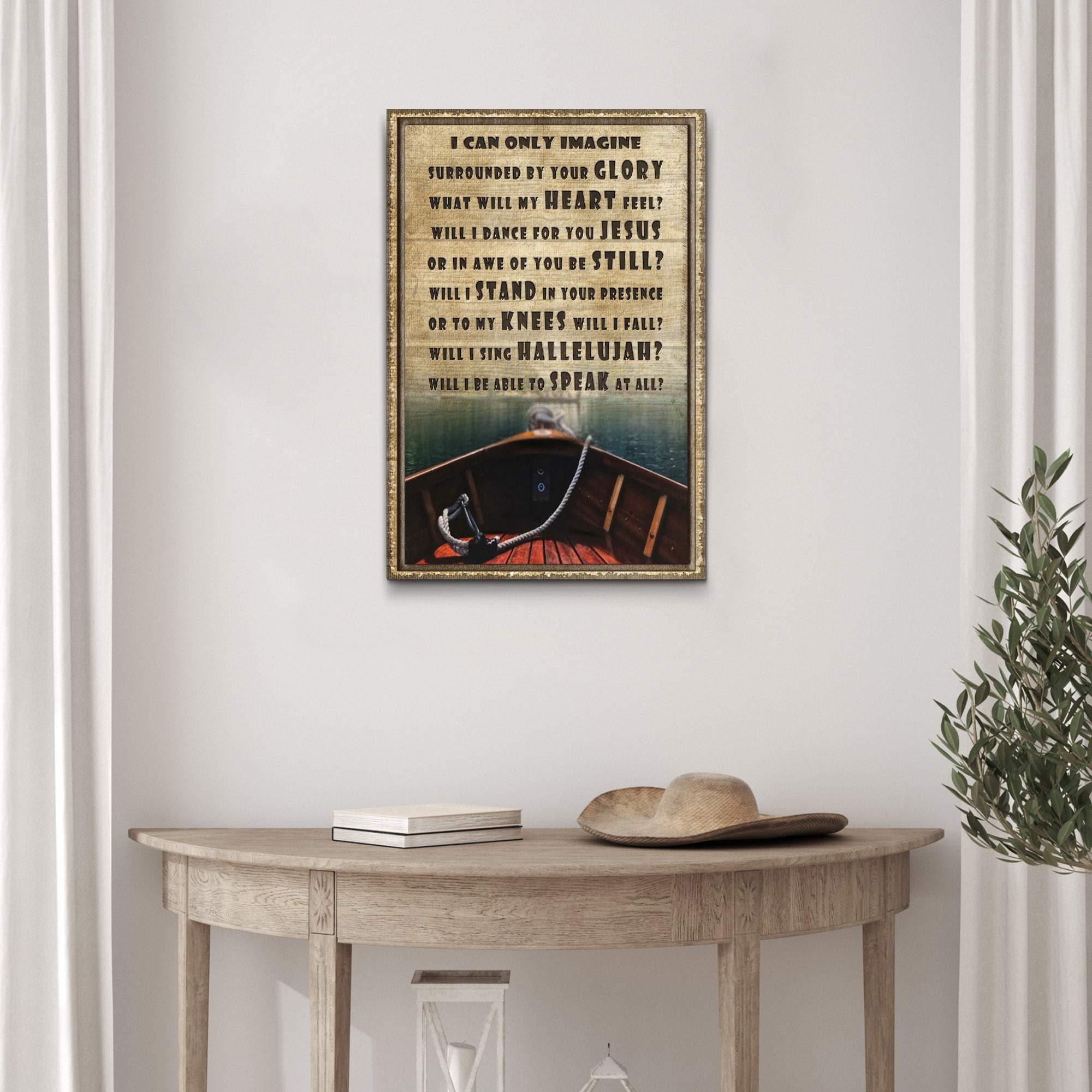 I Can Only Imagine Sign II - Tailored Canvases - Flyclothing LLC