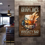 Only The Finest Whiskey Bar Sign - Tailored Canvases - Flyclothing LLC