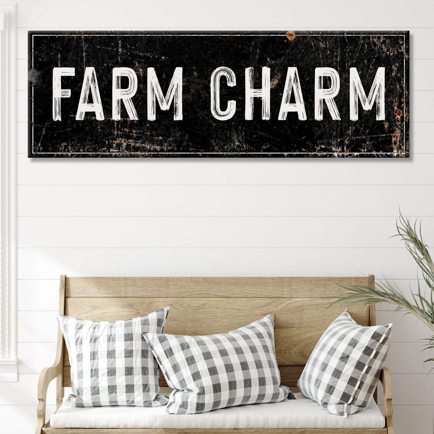 Farm Charm Sign - Tailored Canvases - Flyclothing LLC