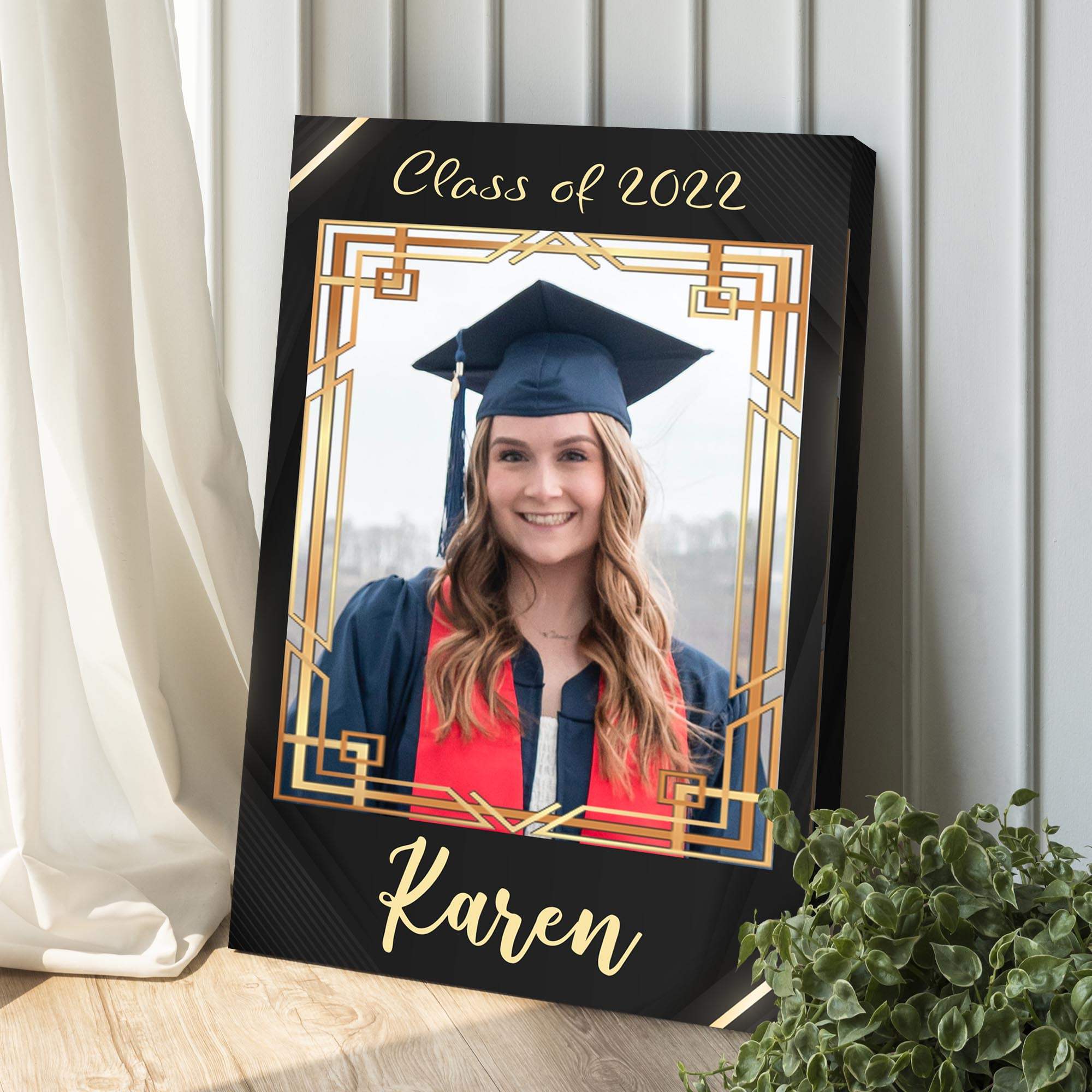 Graduation Gift Portrait Sign II - Tailored Canvases - Flyclothing LLC