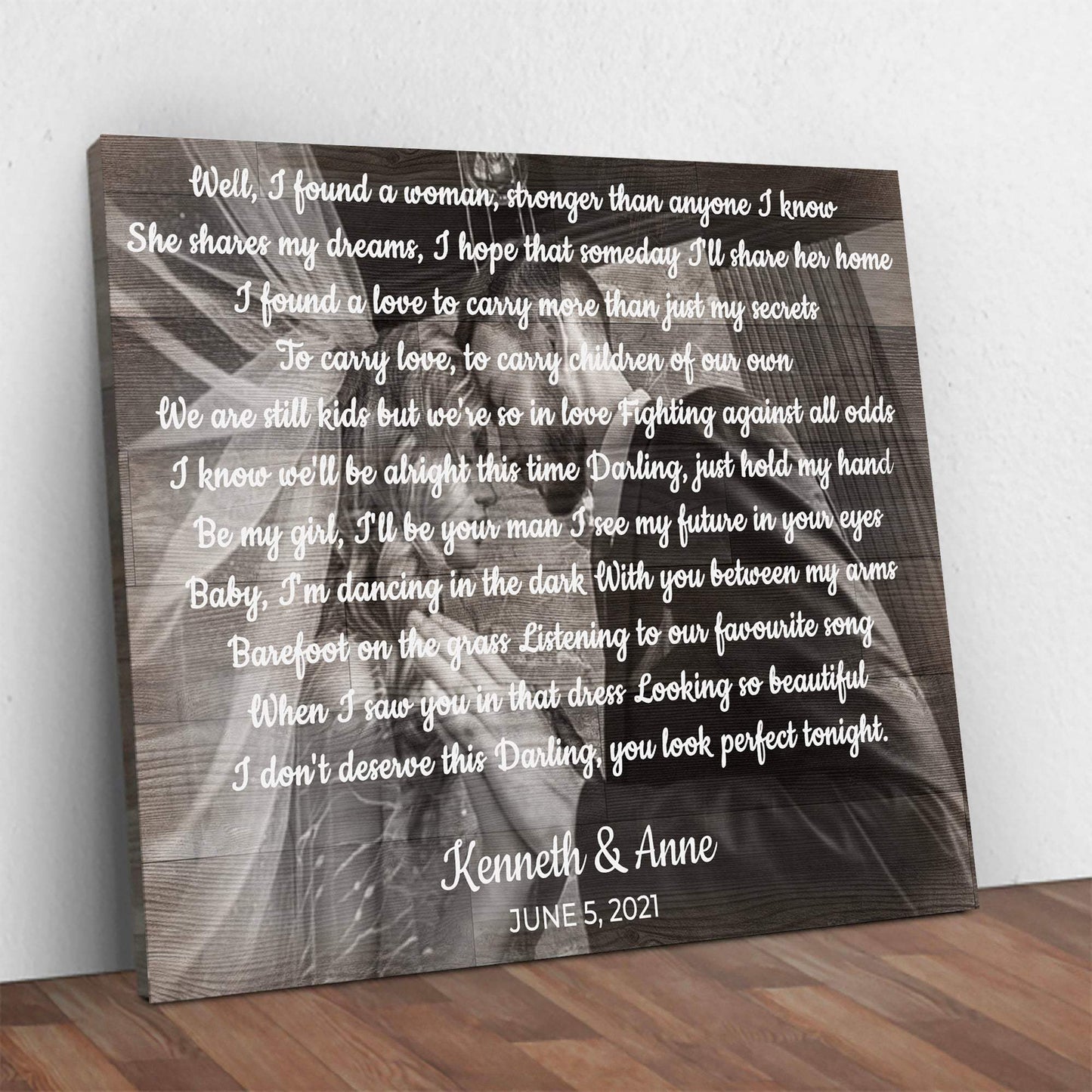 Wedding Song Sign - Tailored Canvases - Flyclothing LLC