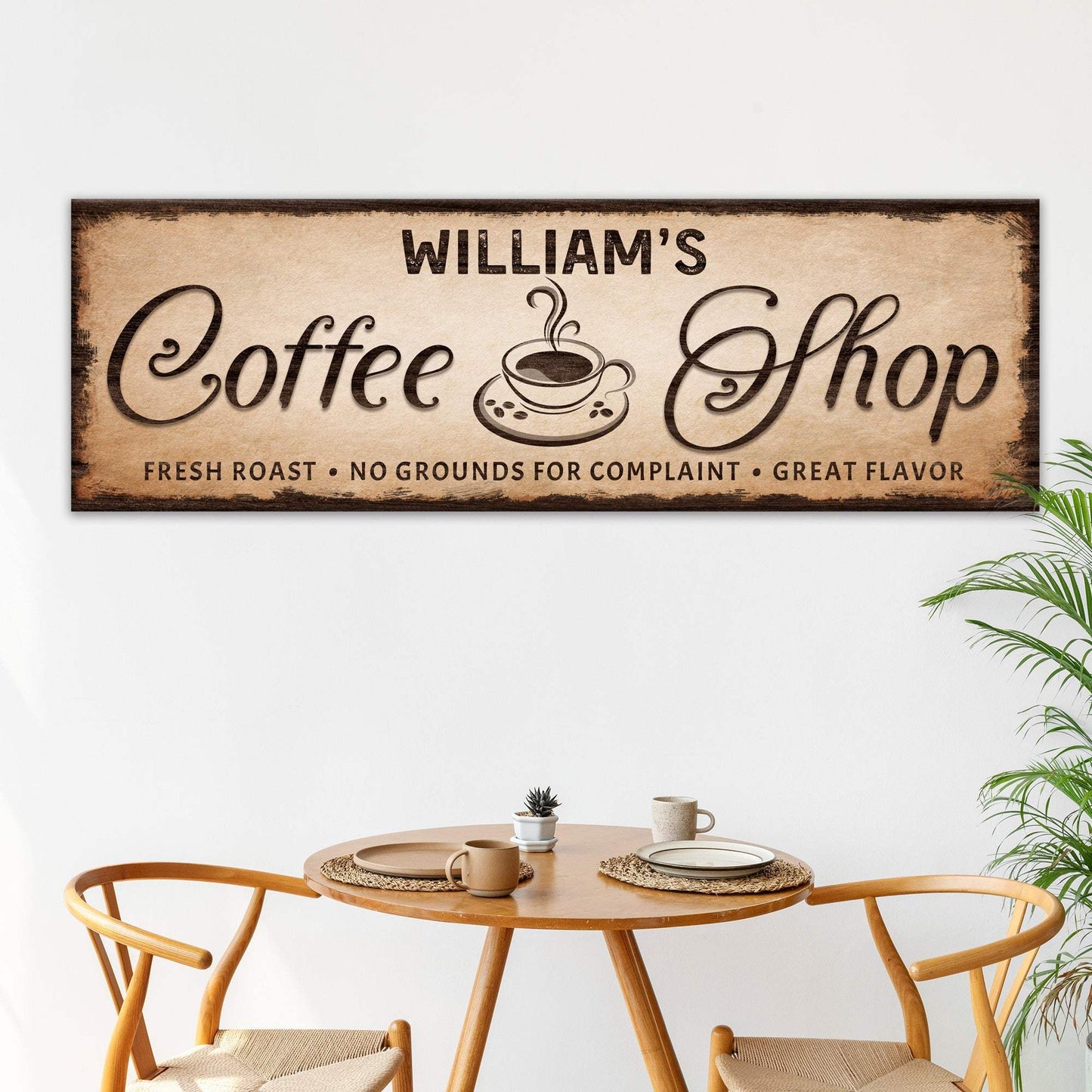 Coffee Shop Sign III - Tailored Canvases - Flyclothing LLC