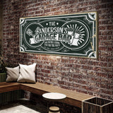 Garage Bar Victorian Vintage Sign - Tailored Canvases - Flyclothing LLC