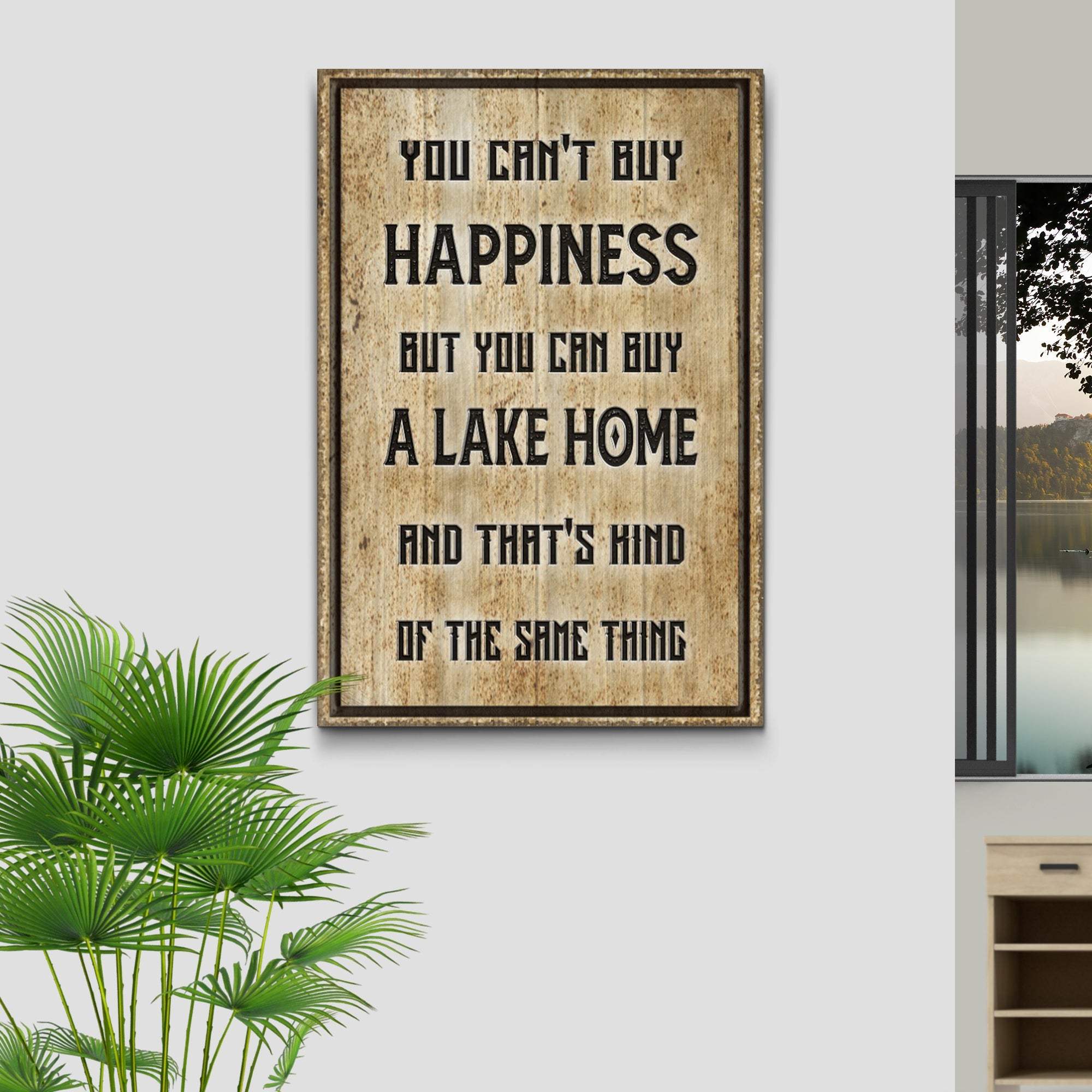 Lake Home Sign - Tailored Canvases - Flyclothing LLC