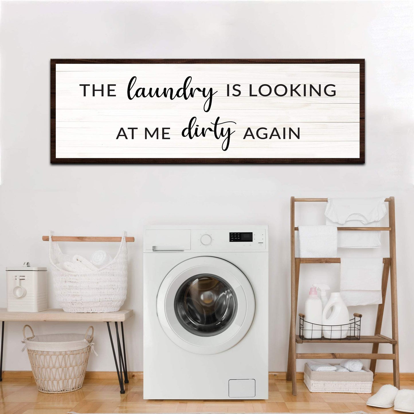 Dirty Laundry Sign III - Tailored Canvases - Flyclothing LLC