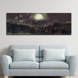 Full Moon Setting Canvas Wall Art - Tailored Canvases - Flyclothing LLC