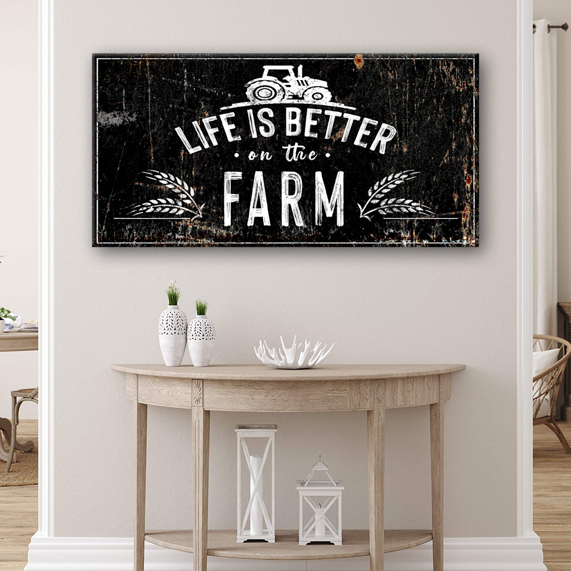 Life Is Better On The Farm Sign II - Tailored Canvases - Flyclothing LLC