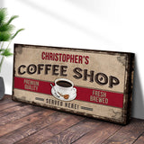 Coffee Shop Sign - Tailored Canvases - Flyclothing LLC
