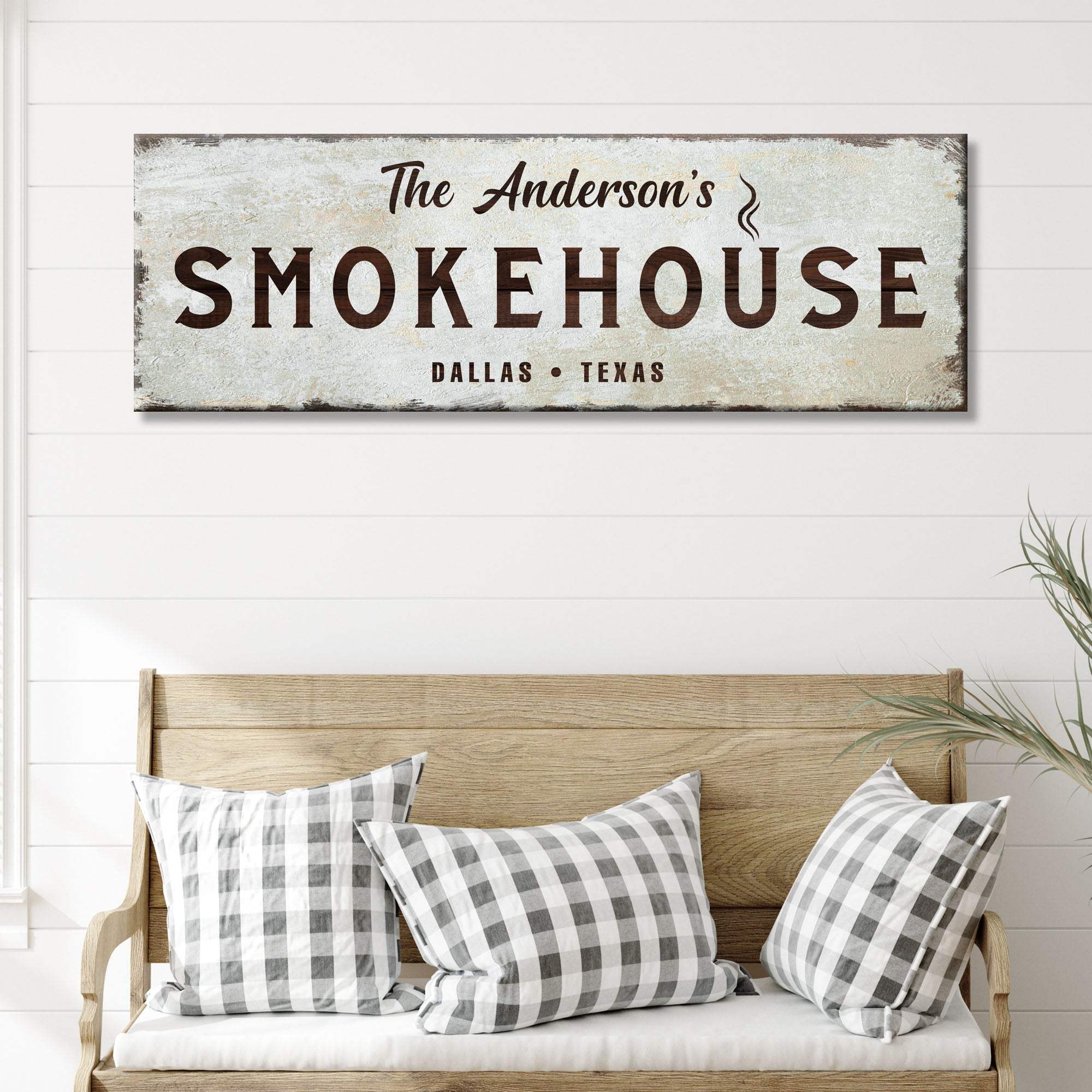 Family Smokehouse Sign - Tailored Canvases - Flyclothing LLC