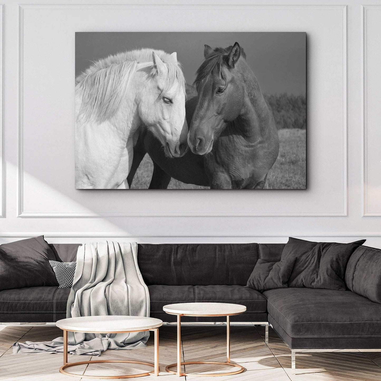 Horse Love Canvas Wall Art - Tailored Canvases - Flyclothing LLC