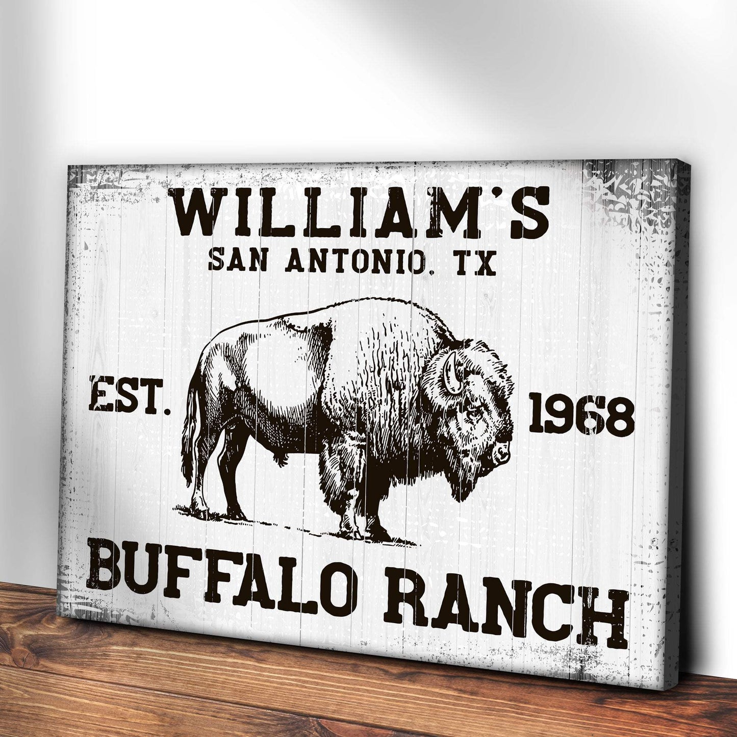 Buffalo Ranch Sign II - Tailored Canvases - Flyclothing LLC