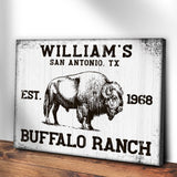 Buffalo Ranch Sign II - Tailored Canvases - Flyclothing LLC
