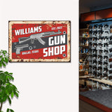Gun Shop Sign II - Tailored Canvases - Flyclothing LLC