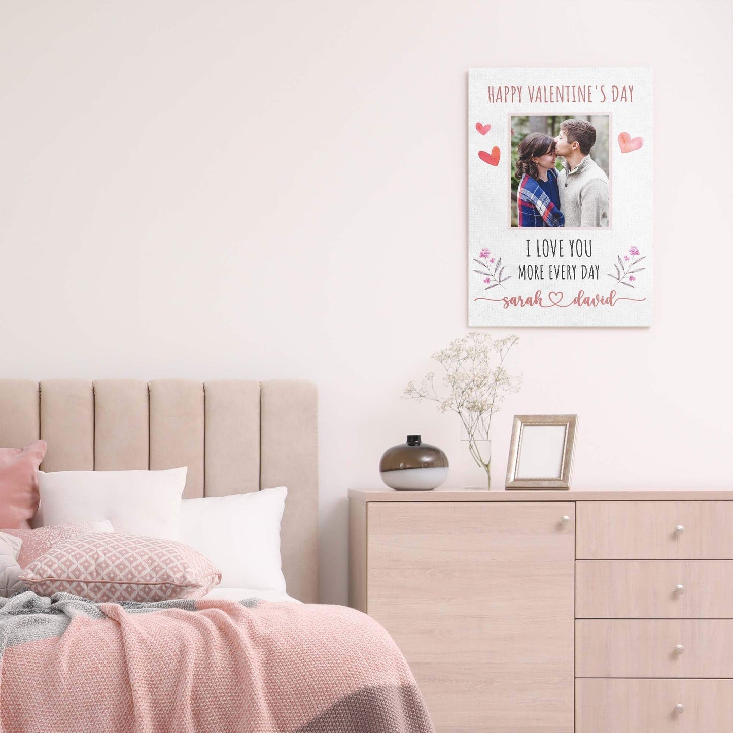 I Love You More Every Day Romantic Sign - Tailored Canvases - Flyclothing LLC