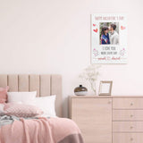 I Love You More Every Day Romantic Sign - Tailored Canvases - Flyclothing LLC