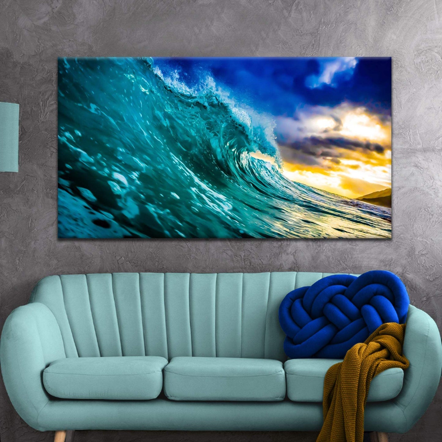 Fast Waves Canvas Wall Art - Tailored Canvases - Flyclothing LLC