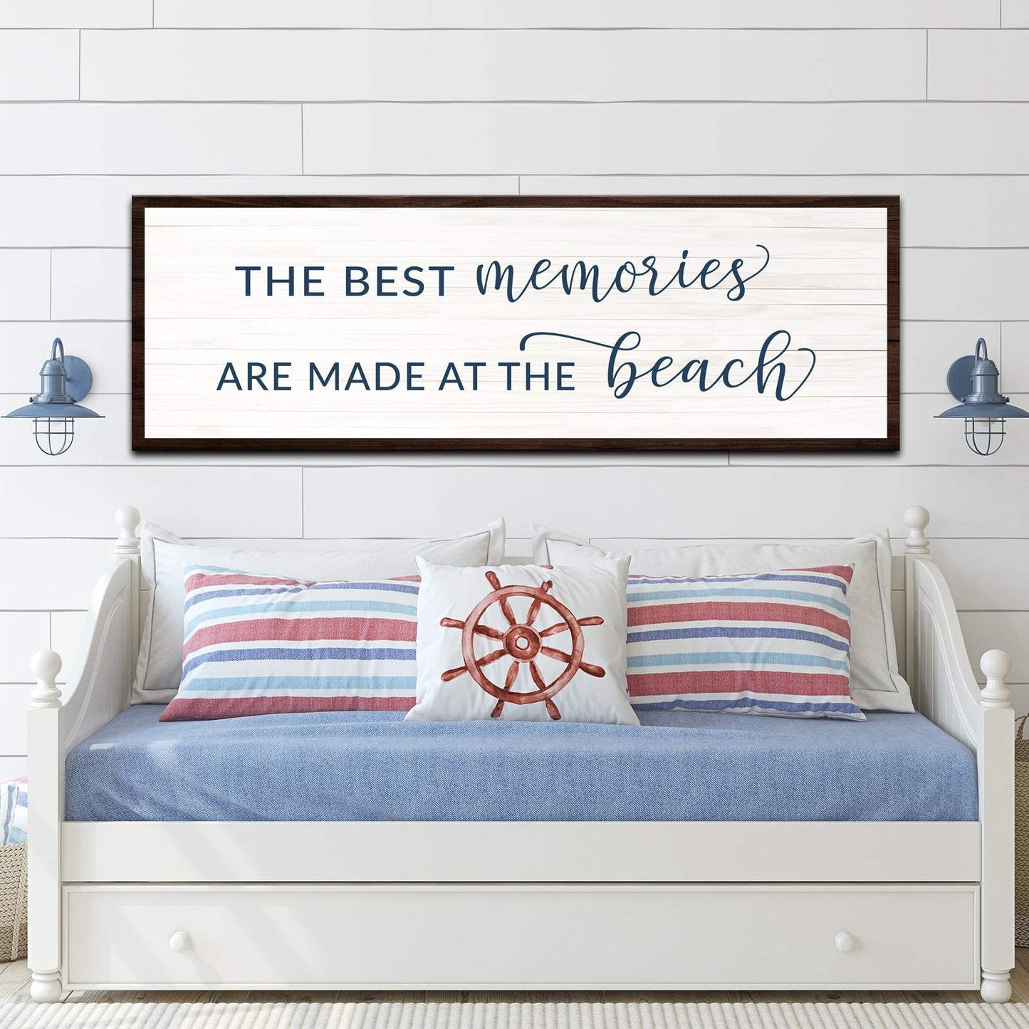 Best Memories At The Beach Sign - Tailored Canvases - Flyclothing LLC