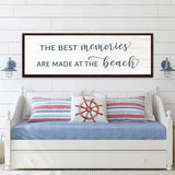 Best Memories At The Beach Sign - Tailored Canvases - Flyclothing LLC