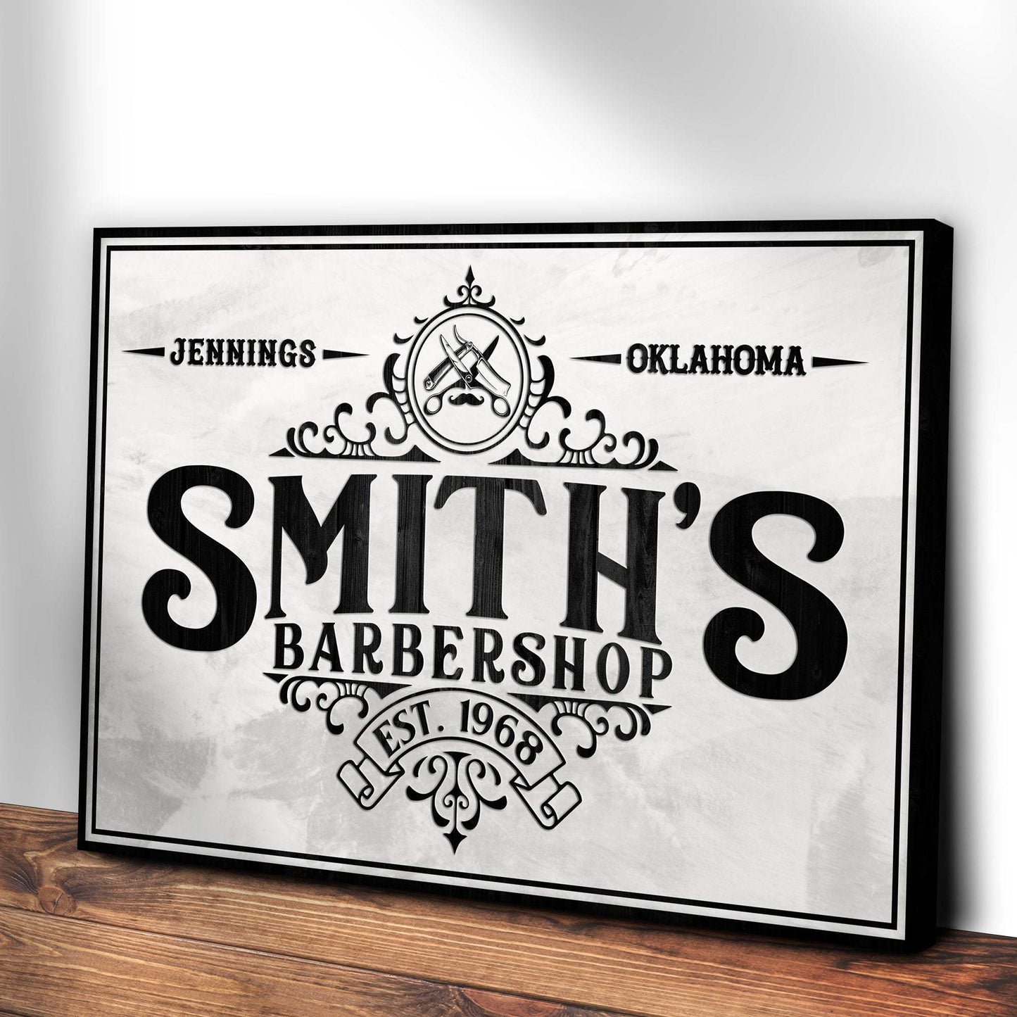 Barbershop Sign IV - Tailored Canvases - Flyclothing LLC