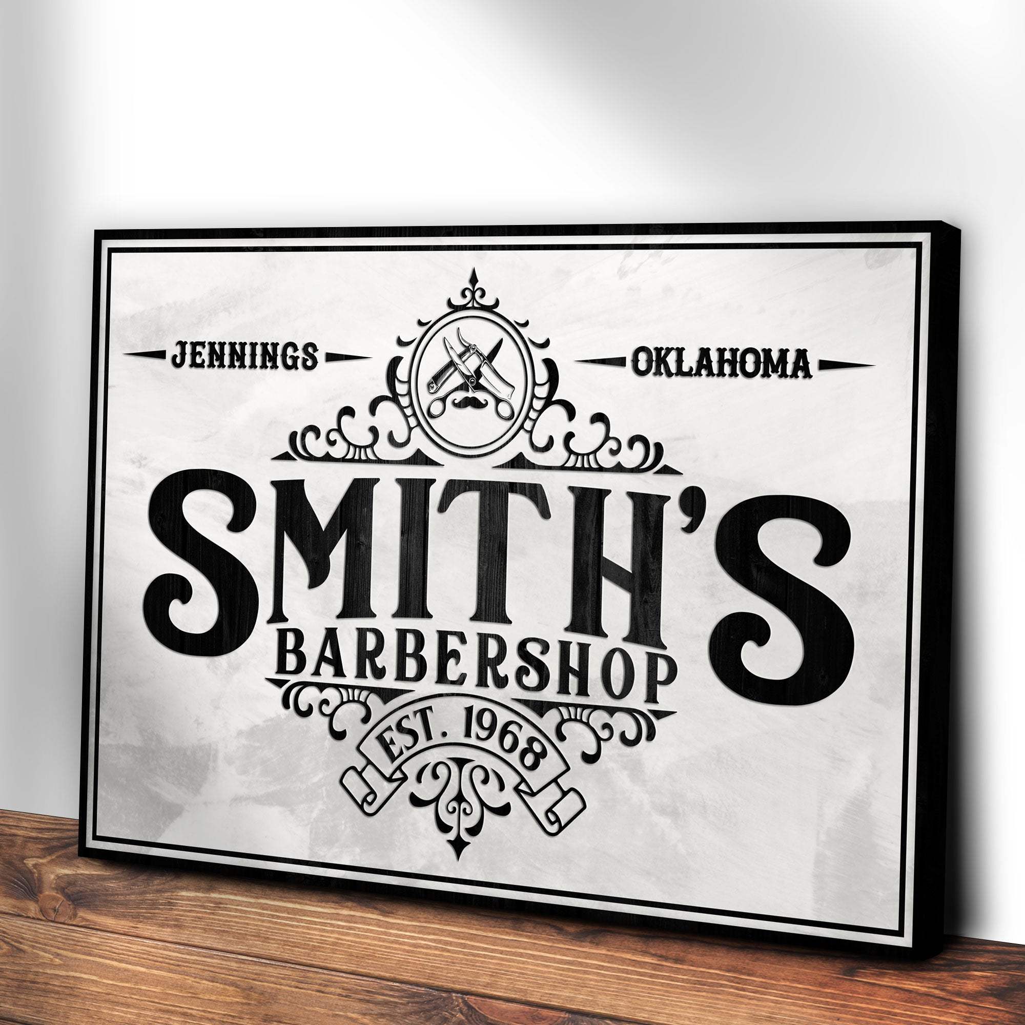 Barbershop Sign IV - Tailored Canvases - Flyclothing LLC
