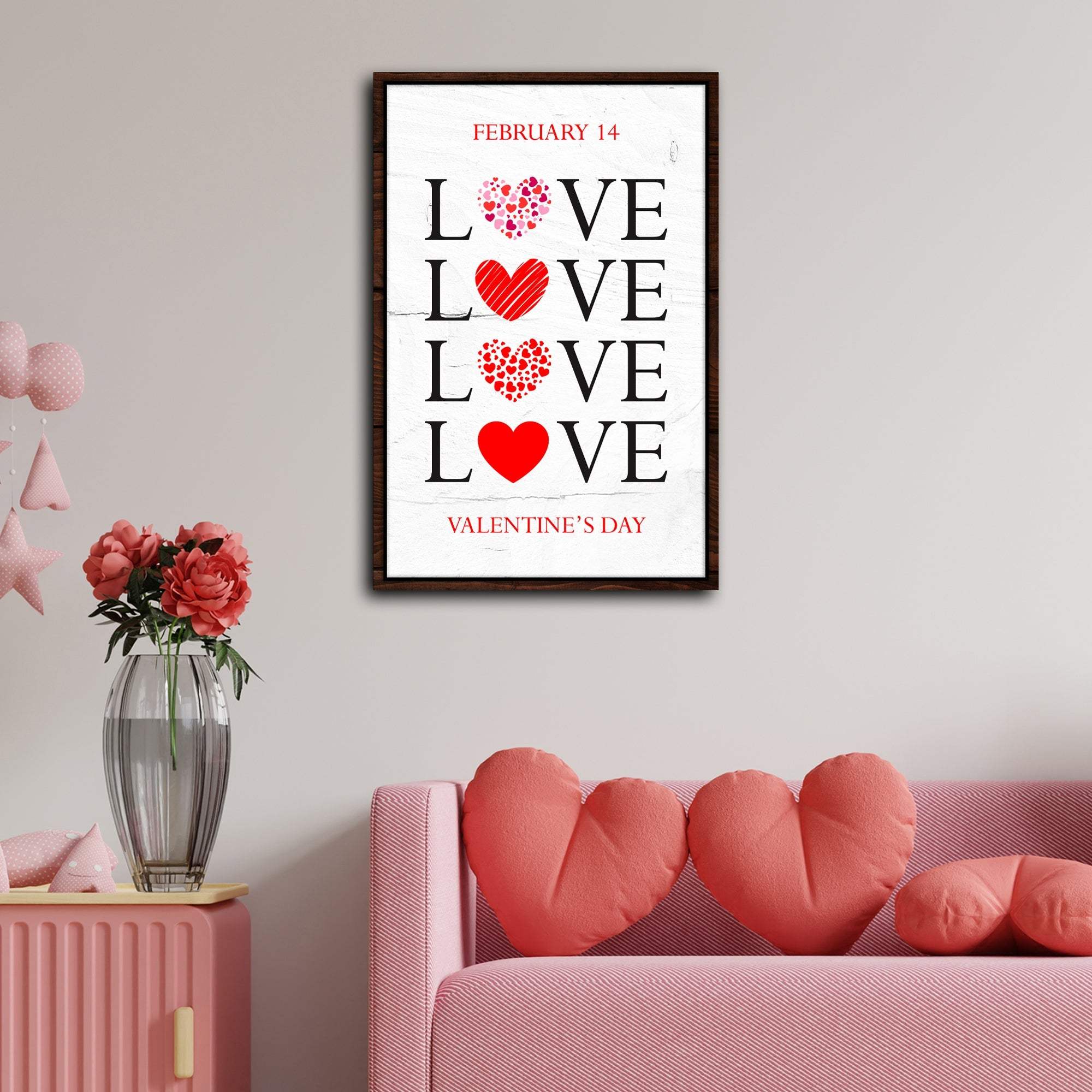 Valentine's Day Sign VIII - Tailored Canvases - Flyclothing LLC