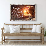 Easter Triumph Of Life Sign - Tailored Canvases - Flyclothing LLC