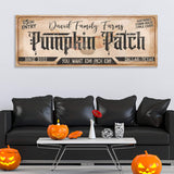 Family Farms Pumpkin Patch Sign II - Tailored Canvases - Flyclothing LLC