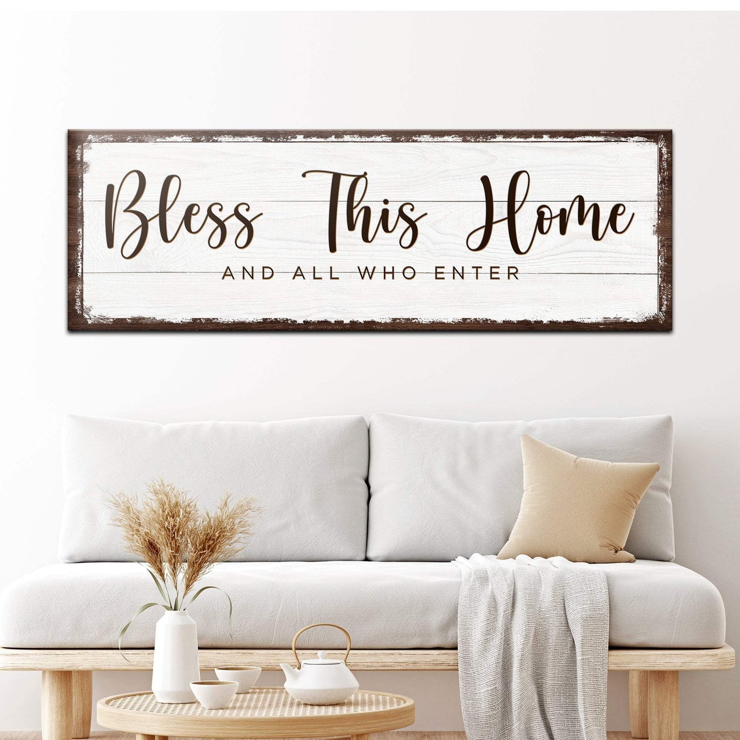 Bless This Home Sign - Tailored Canvases - Flyclothing LLC