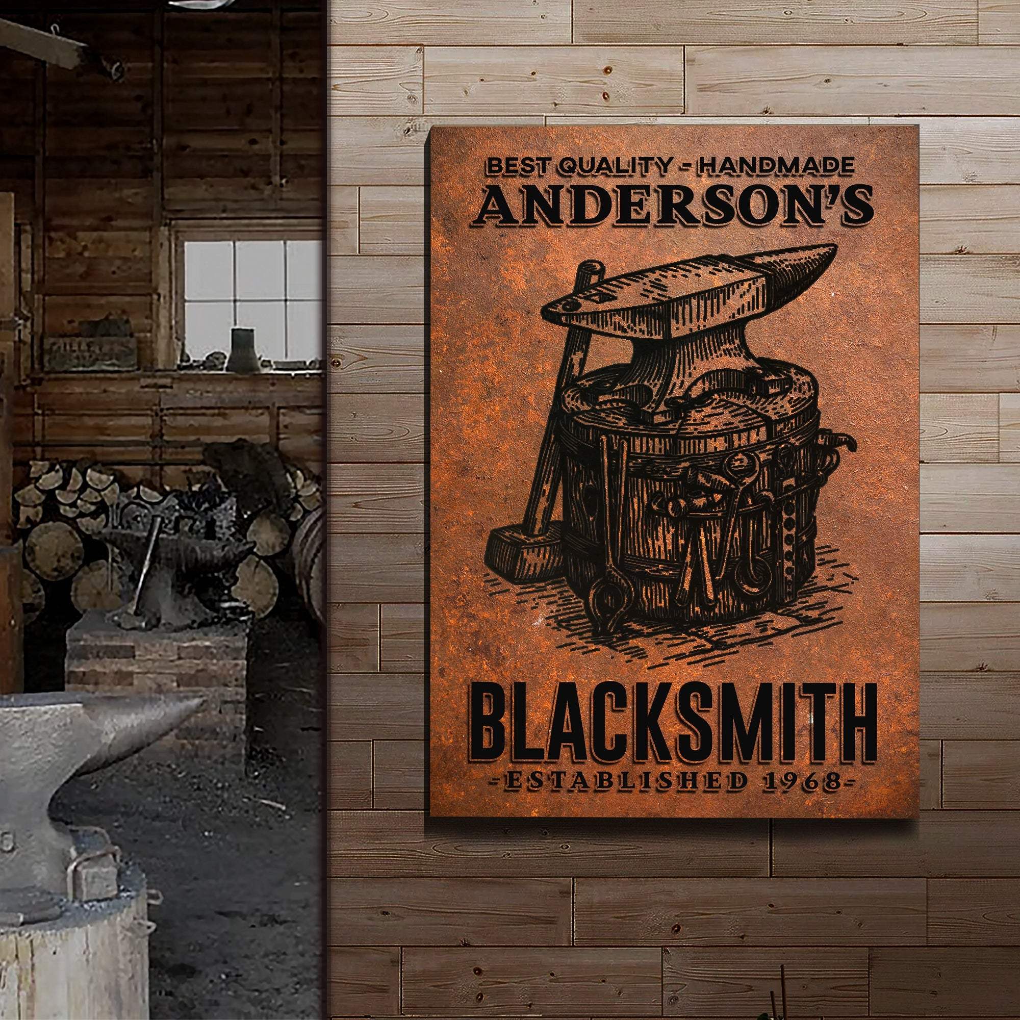 Best Quality Handmade Blacksmith Sign - Tailored Canvases - Flyclothing LLC