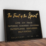 Galatians 5:22-23 - The Fruit Of The Spirit Sign - Tailored Canvases - Flyclothing LLC