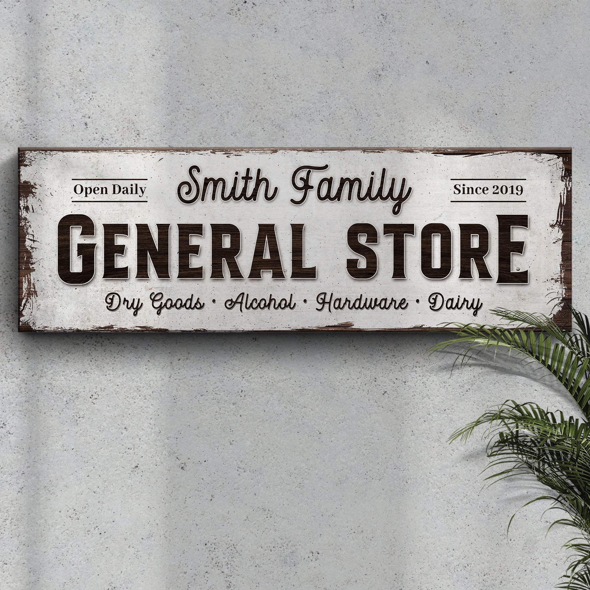 Family General Store Sign - Tailored Canvases - Flyclothing LLC