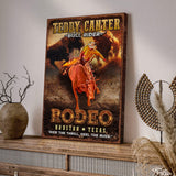 Cowboy Rodeo Bull Rider Sign - Tailored Canvases - Flyclothing LLC