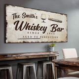 Whiskey Bar Sign - Tailored Canvases - Flyclothing LLC