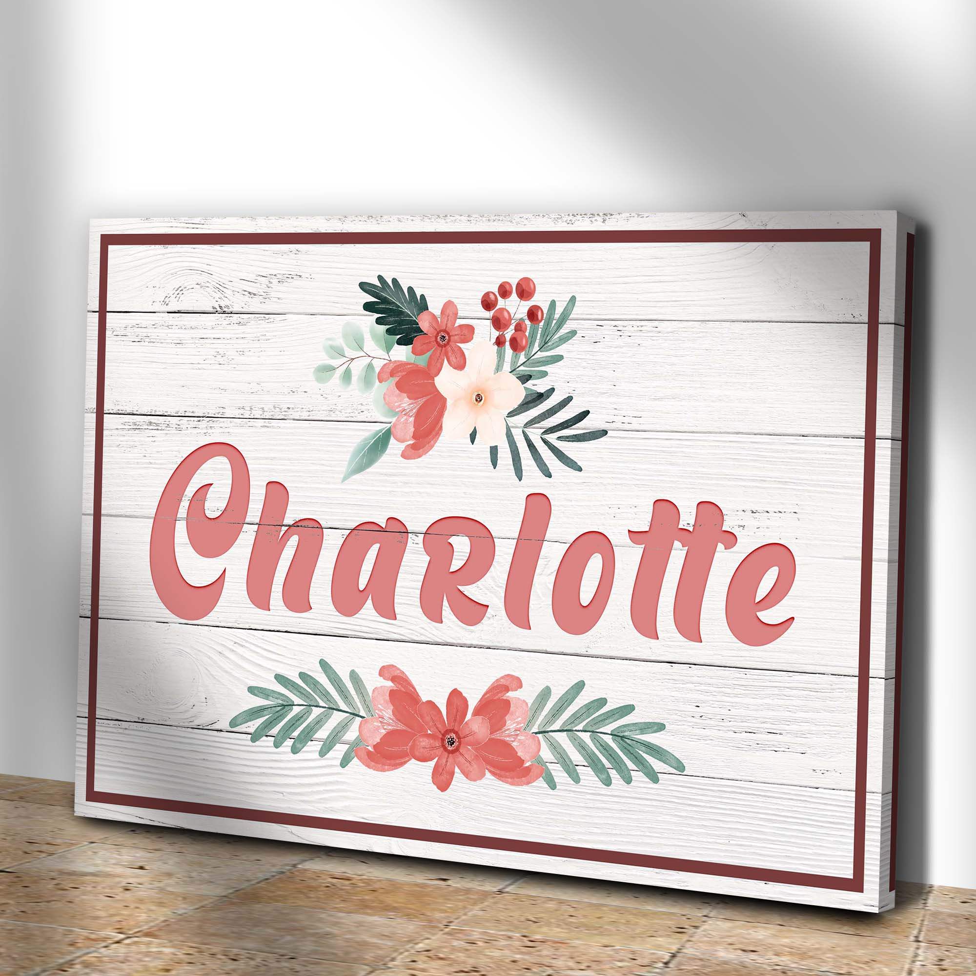 Flower Kids Room Sign - Tailored Canvases - Flyclothing LLC
