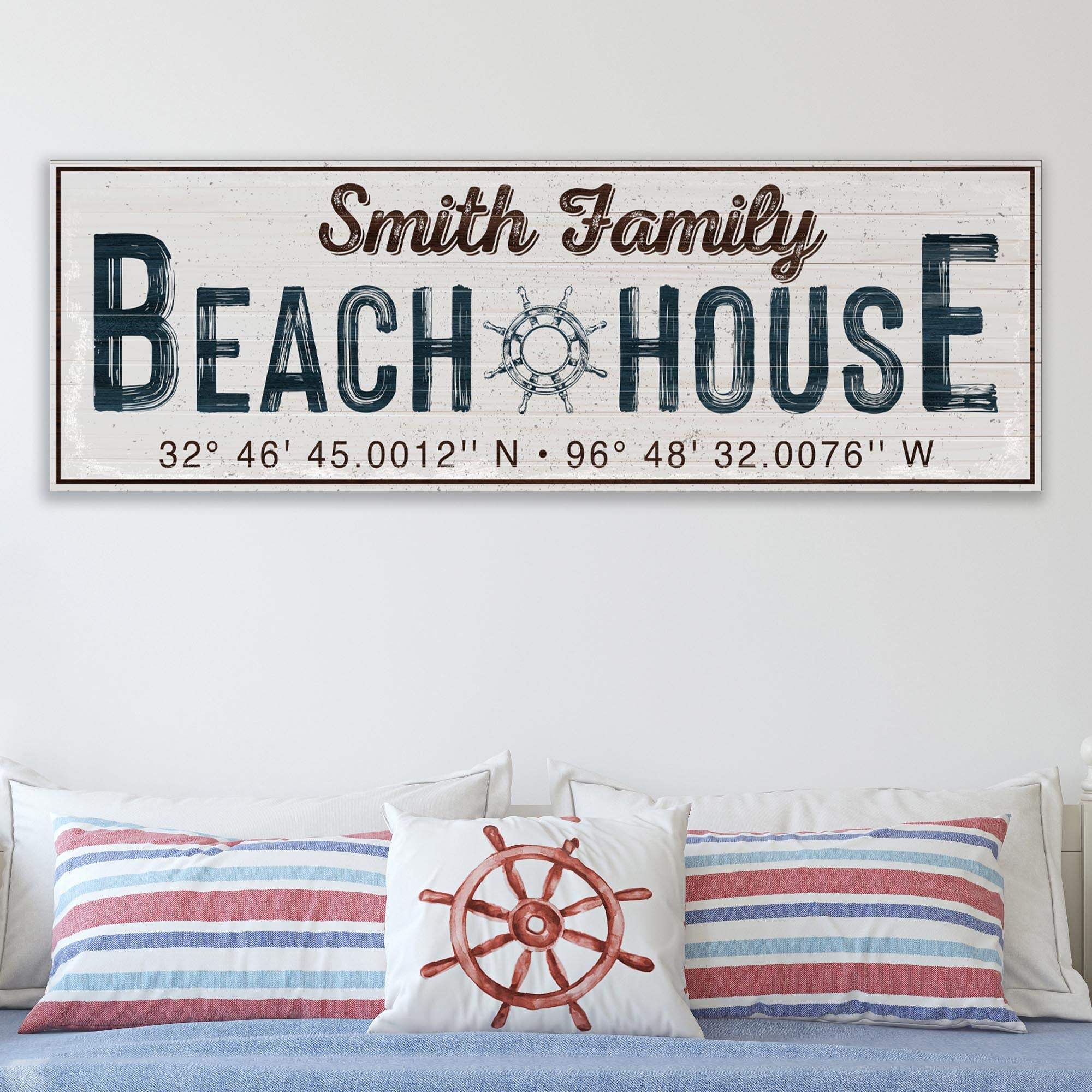 Family Beach House Sign V - Tailored Canvases - Flyclothing LLC