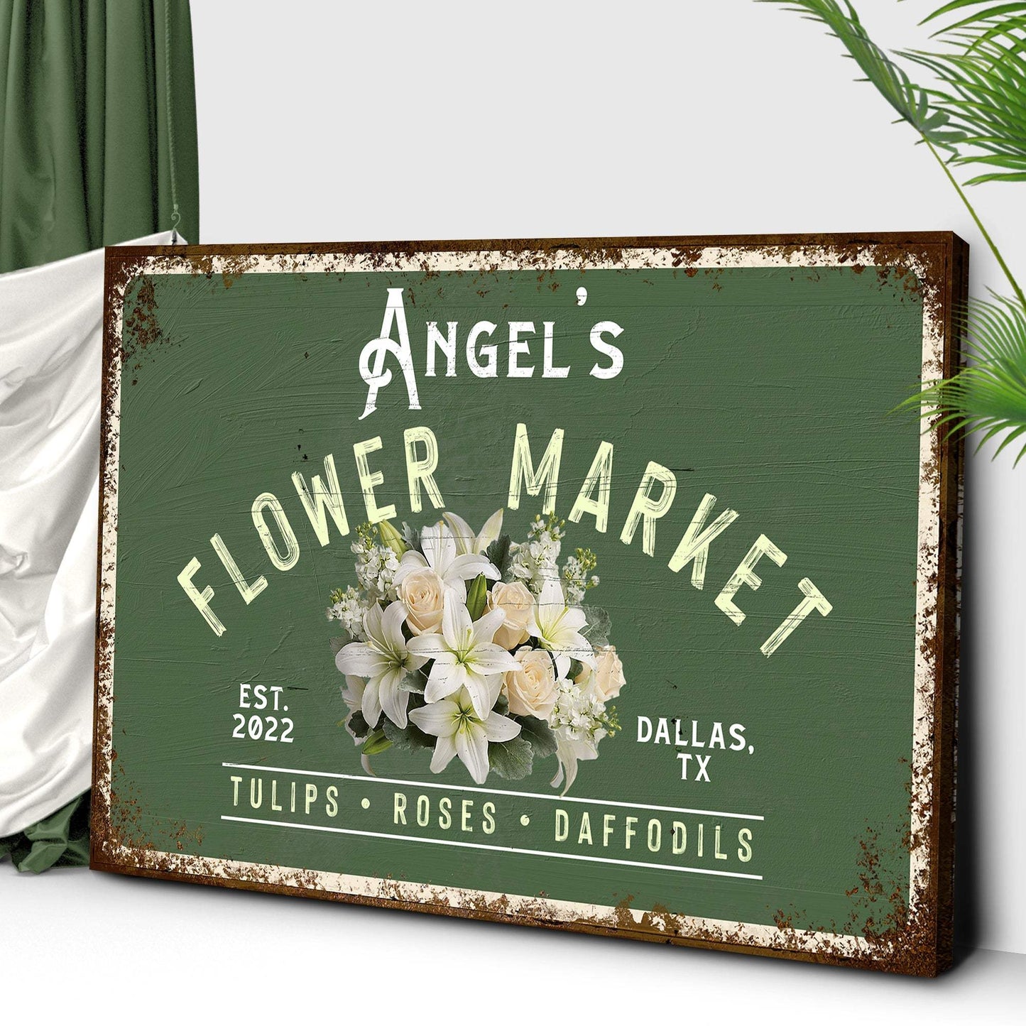 Flower Shop Sign II - Tailored Canvases - Flyclothing LLC