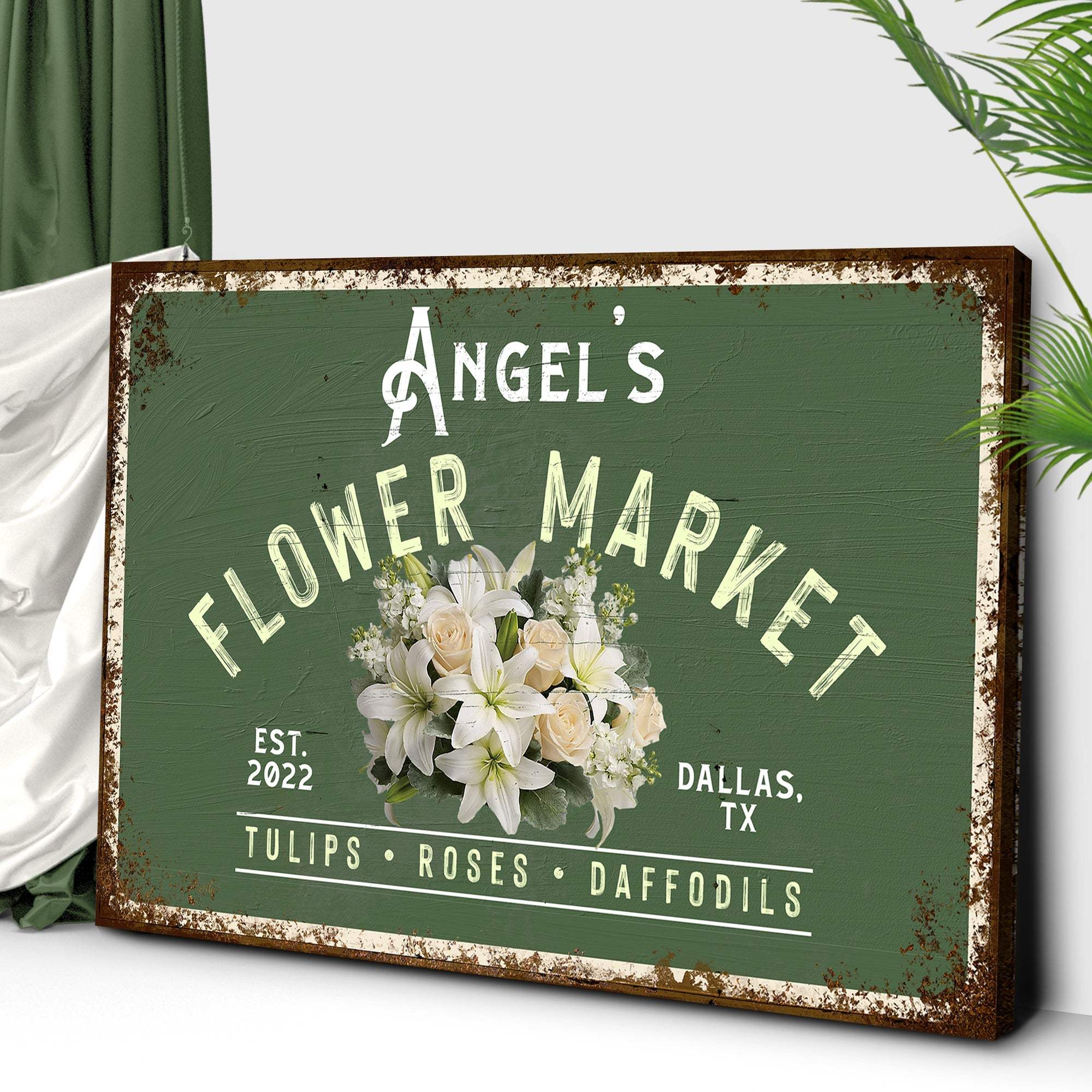 Flower Shop Sign II - Tailored Canvases - Flyclothing LLC