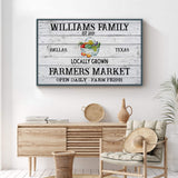Farmers Market Sign II - Tailored Canvases - Flyclothing LLC