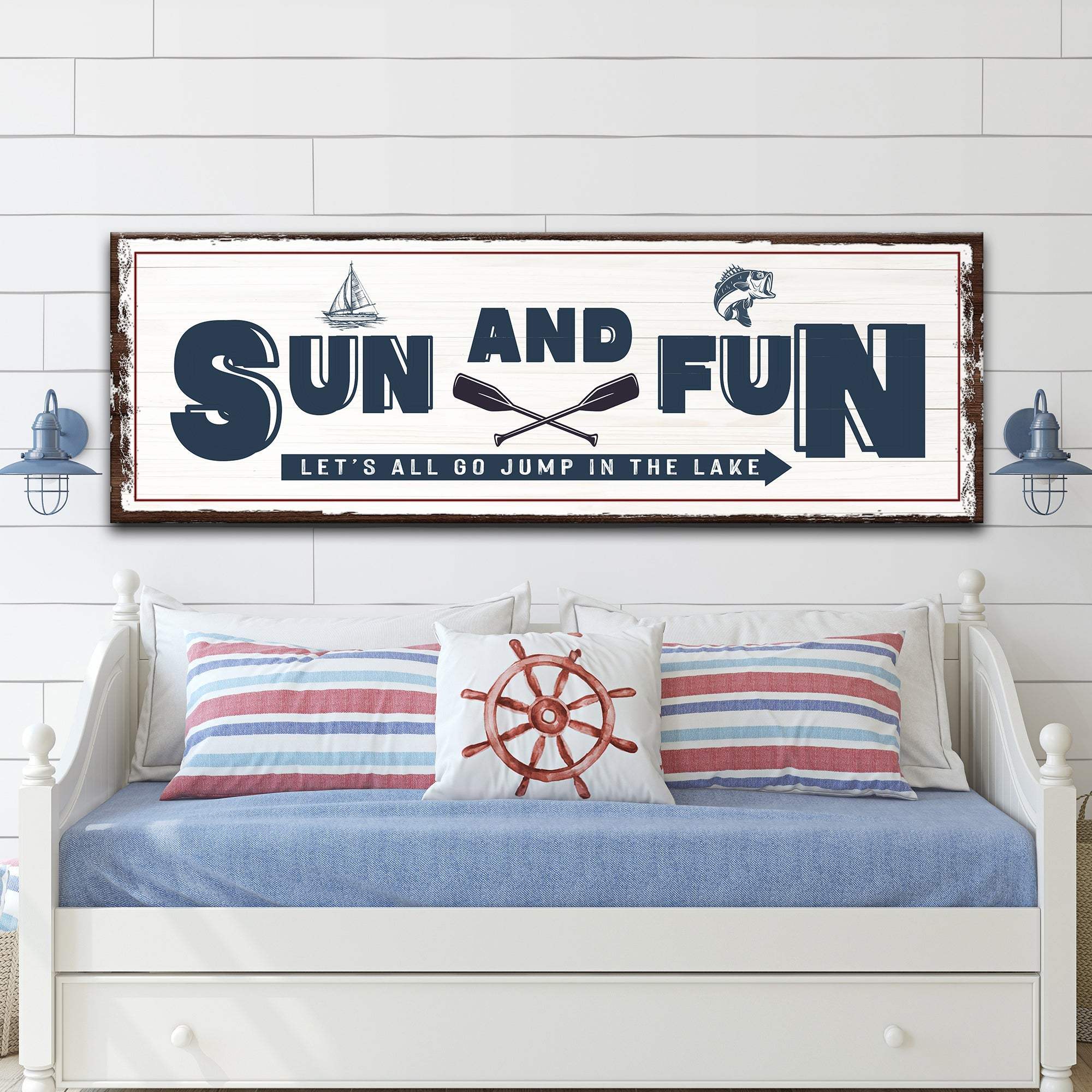 Sun And Fun Sign - Tailored Canvases - Flyclothing LLC