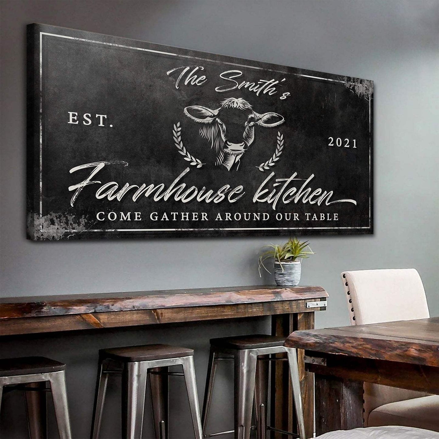 Farmhouse Kitchen Sign - Tailored Canvases - Flyclothing LLC
