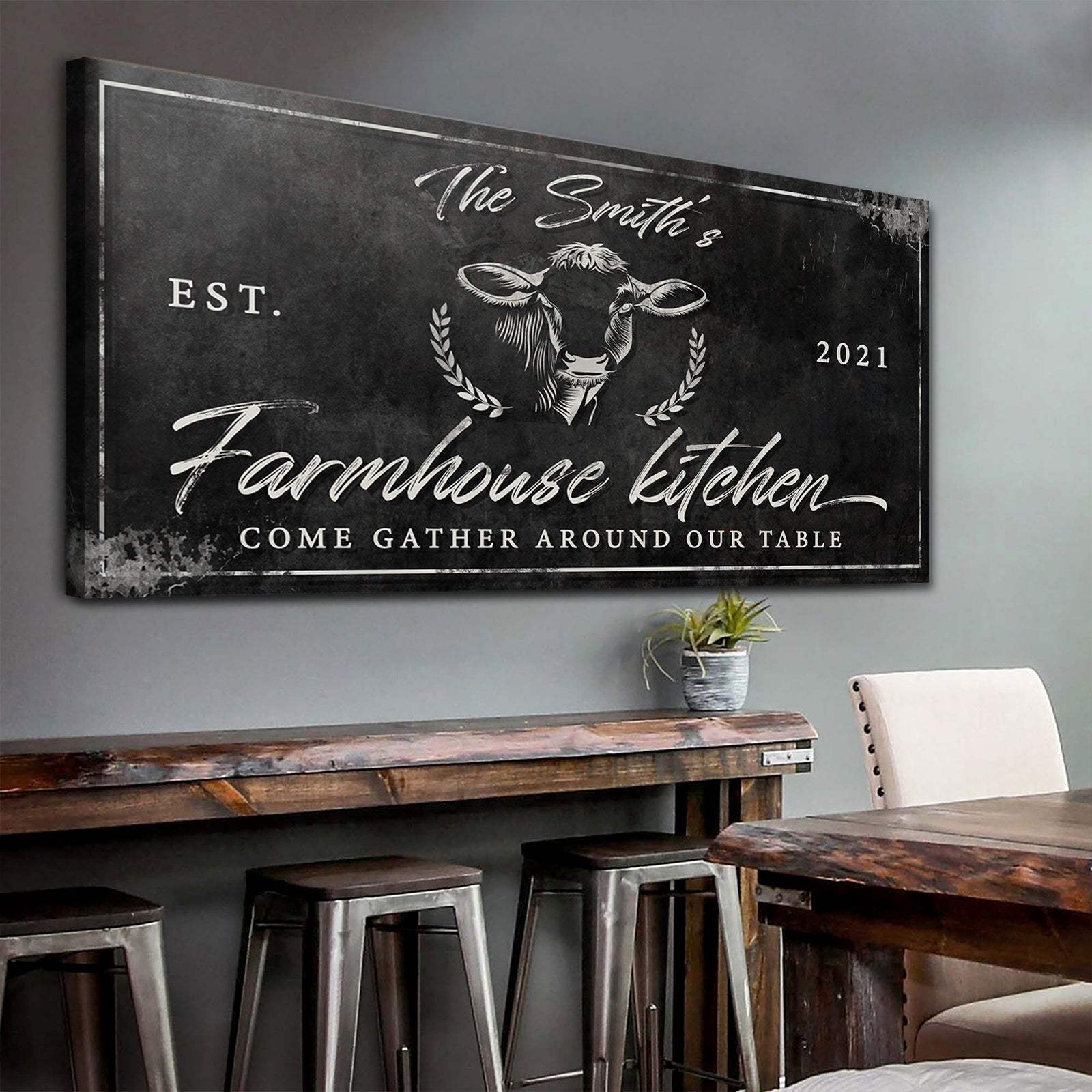 Farmhouse Kitchen Sign - Tailored Canvases - Flyclothing LLC