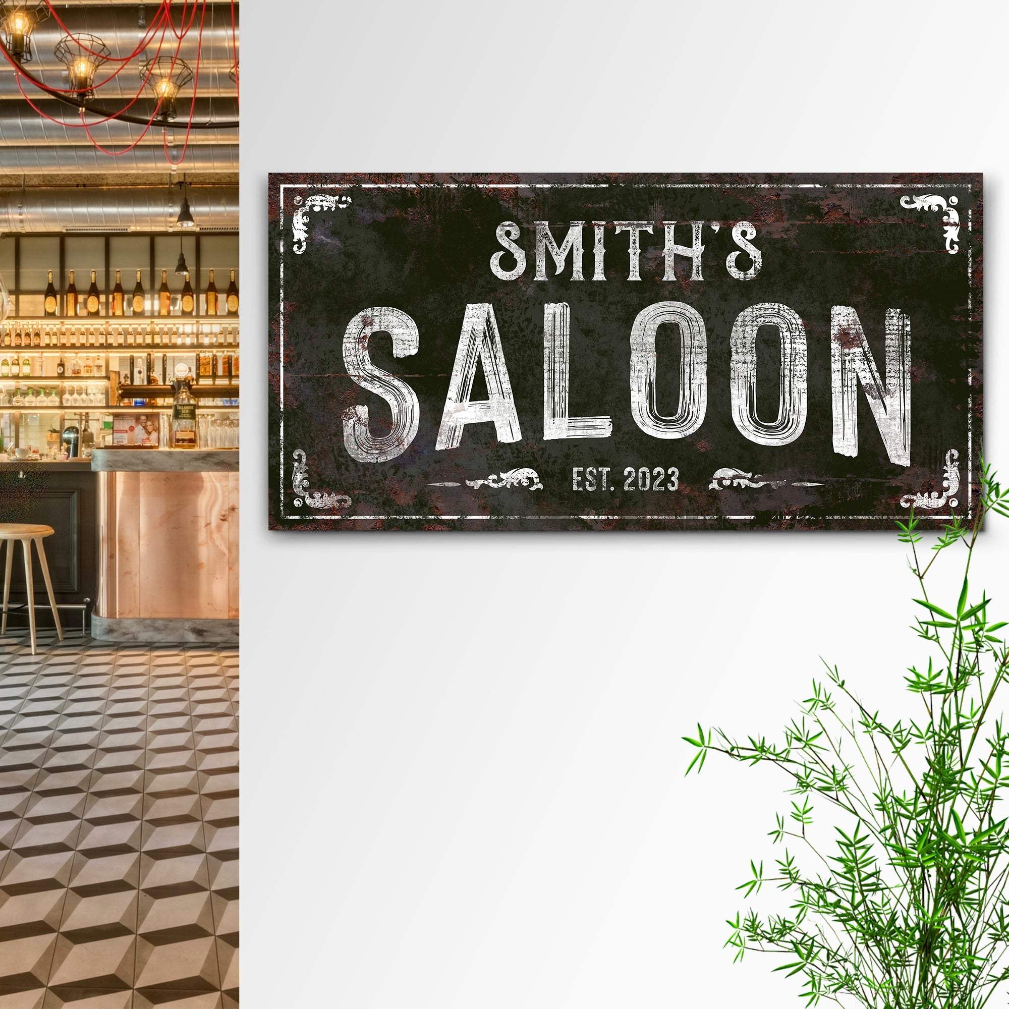 Family Saloon Vintage Sign - Tailored Canvases - Flyclothing LLC