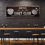 Dart Club Sign II - Tailored Canvases - Flyclothing LLC