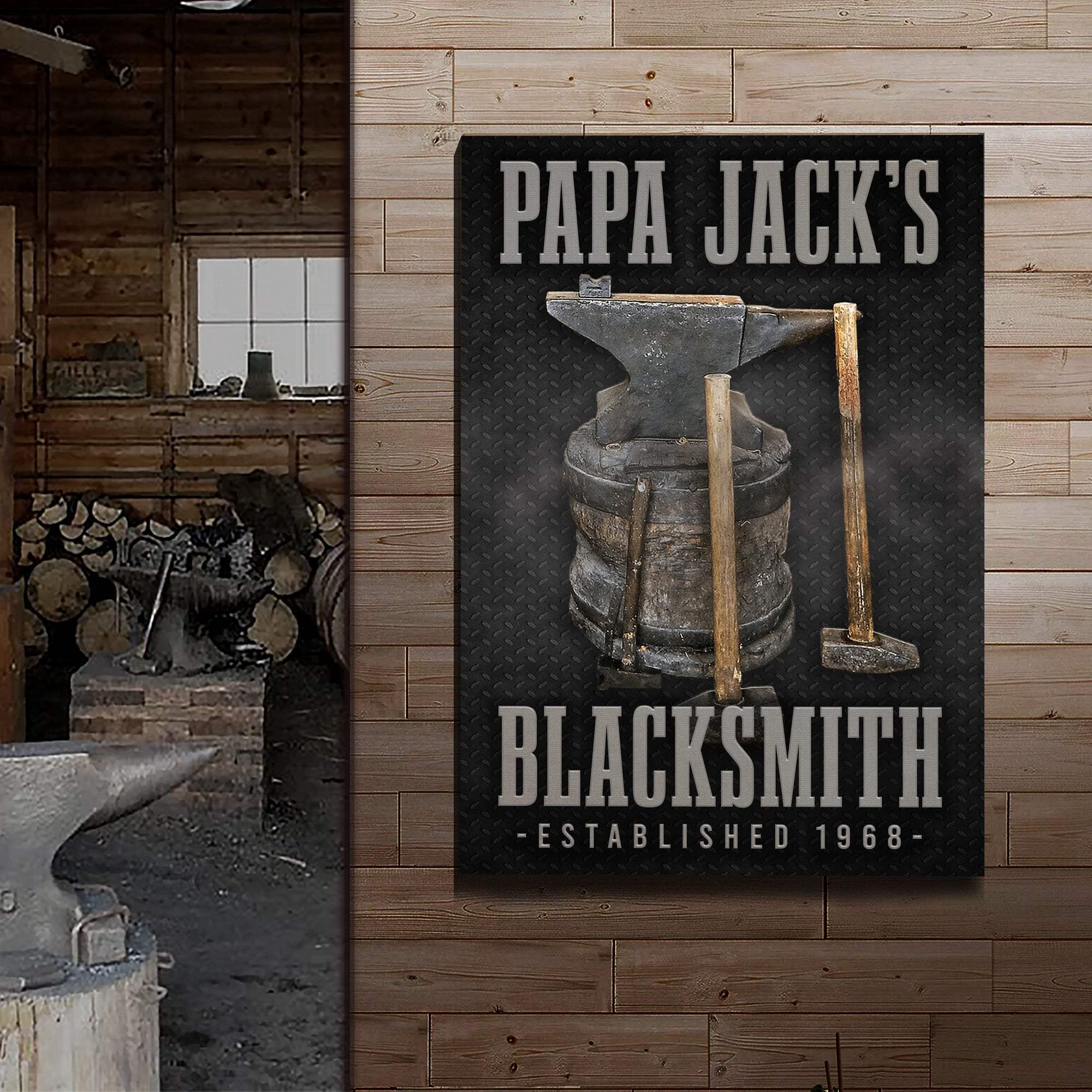 Blacksmith Sign - Tailored Canvases - Flyclothing LLC