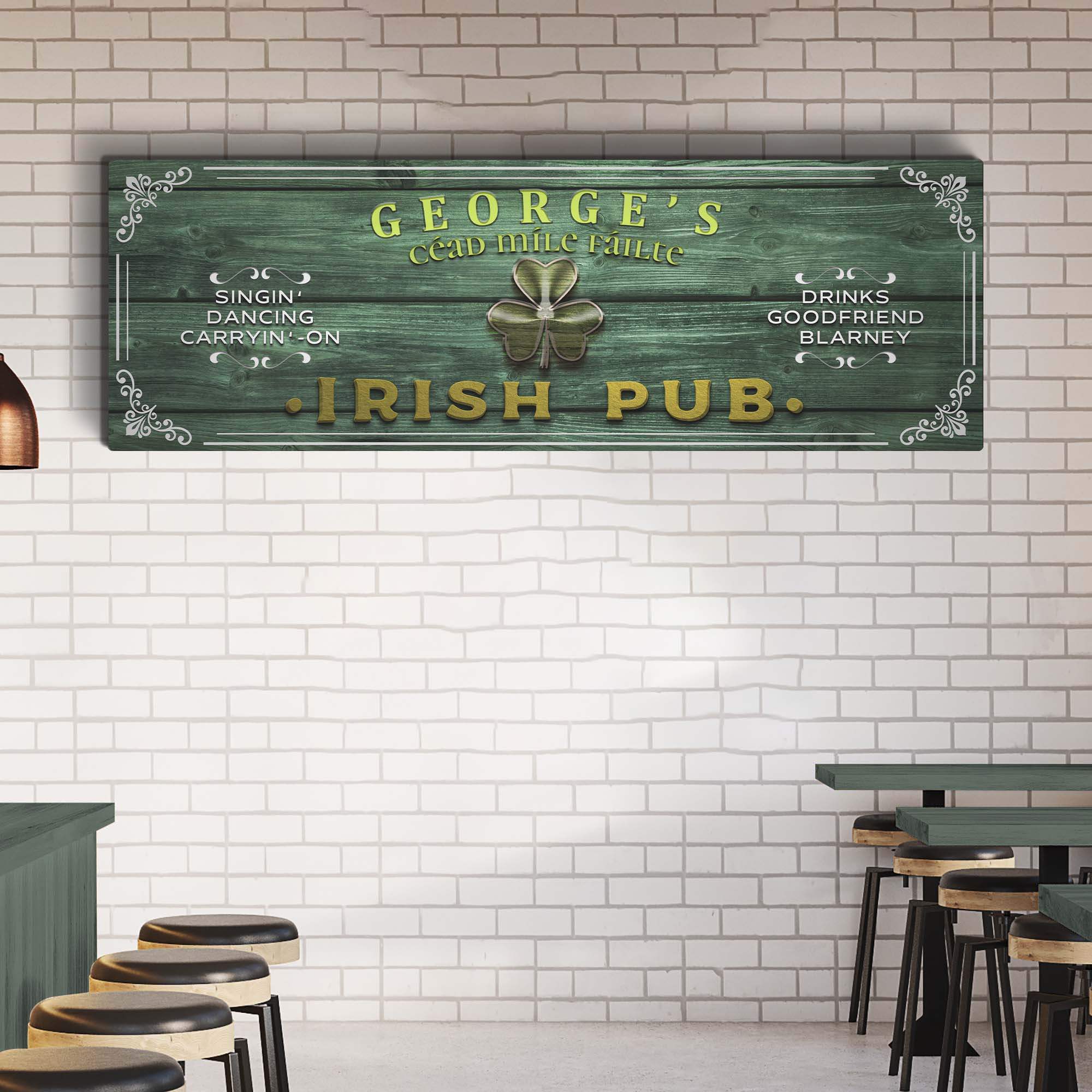 Irish Pub Sign - Tailored Canvases - Flyclothing LLC