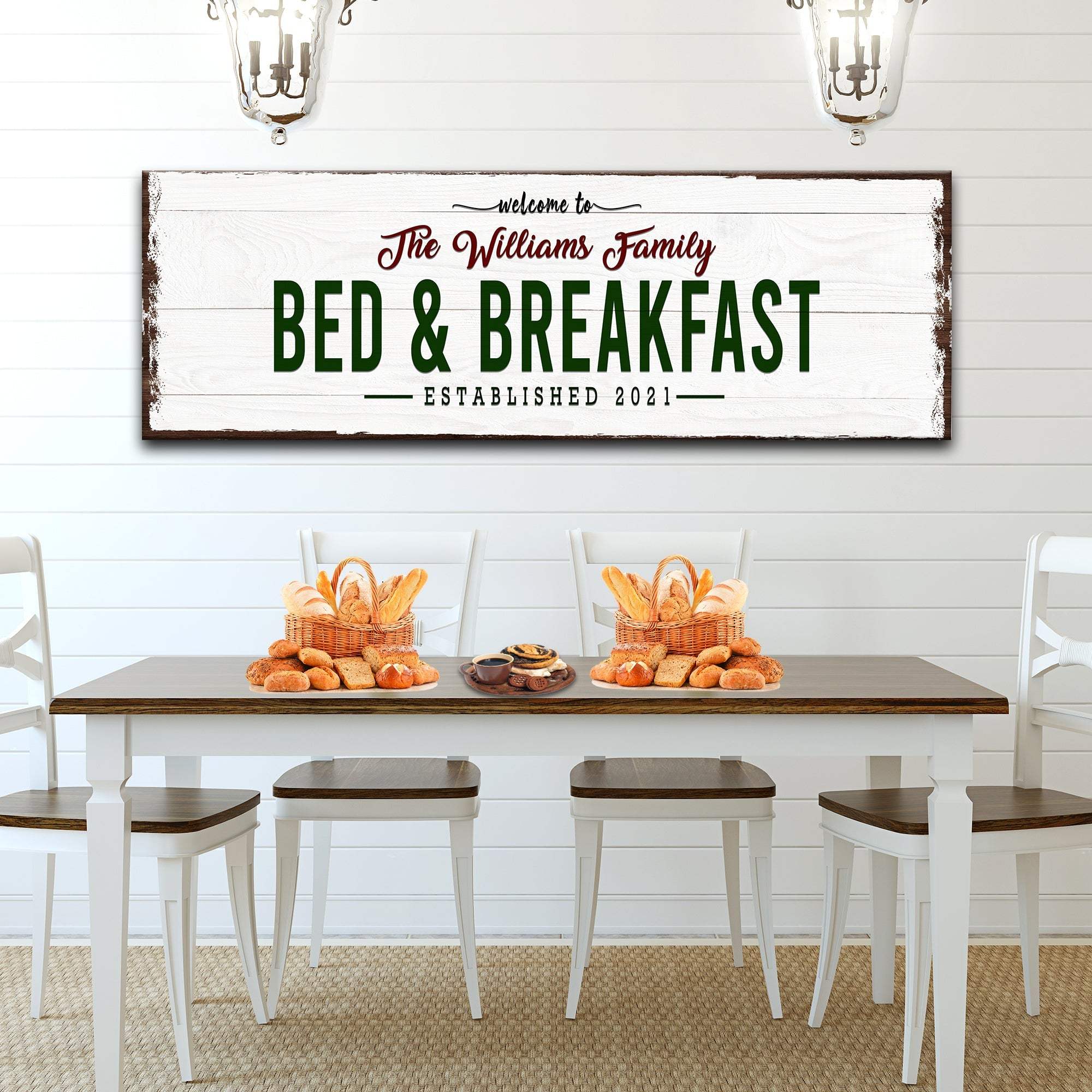 Welcome Bed And Breakfast Sign - Tailored Canvases - Flyclothing LLC