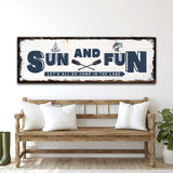 Sun And Fun Sign - Tailored Canvases - Flyclothing LLC